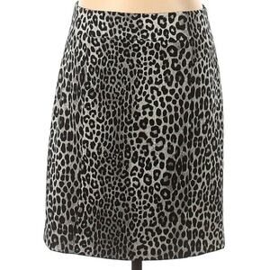 MK Michael Kors Leopard Cheetah Print Skirt